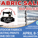 All About Fabrics Monthly Sale