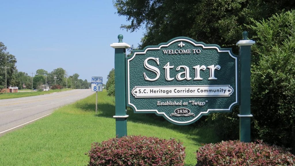 Starr, SC