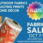 All About Fabrics Monthly Sale